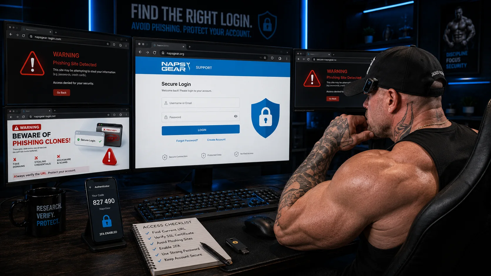 NapsGear Login: Current URL, Access Issues and How to Get In